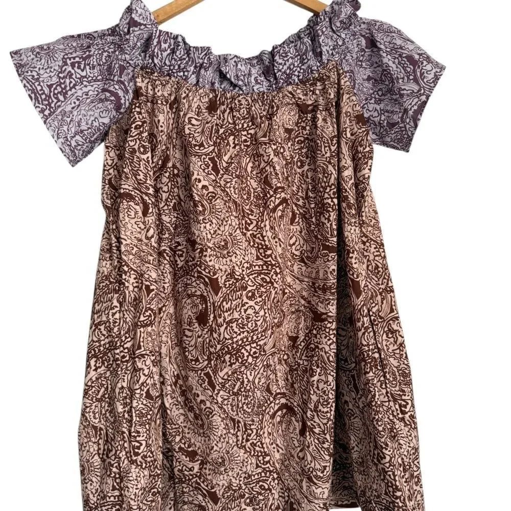 Free People Off The Shoulder Mini Dress.